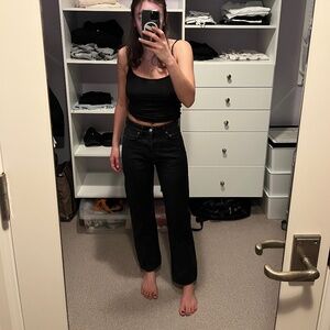 Won Hundred black pearl jean